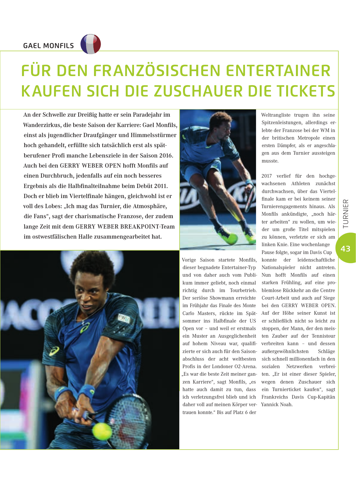 Vorschau GERRY WEBER OPEN 2017 Seite 43